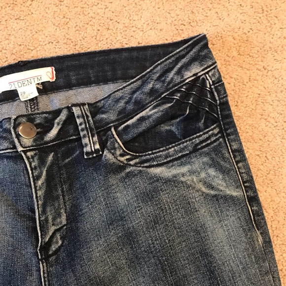 Forever 21 Skinny Jeans Womens Size 29 US 8 Super Stretch Denim Blue - Picture 9 of 12